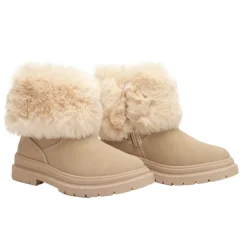 Bottines zippées et fourrées pour fille
