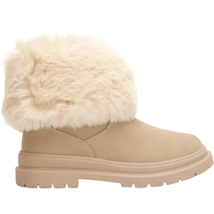 Bottines zippées et fourrées pour fille