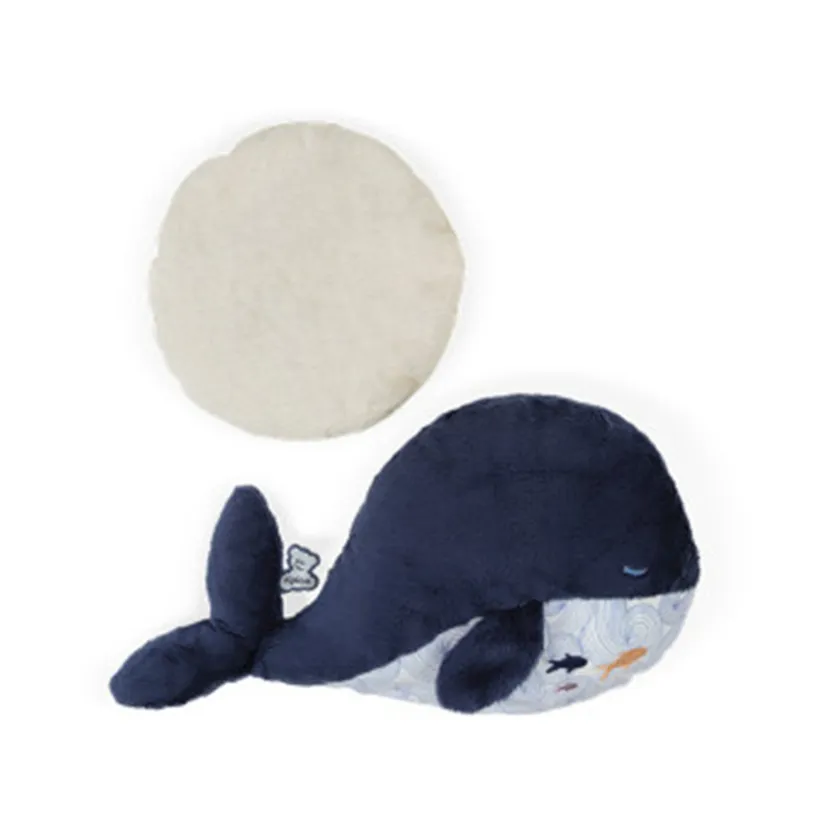 Bouillotte-peluche bien-être baleine M