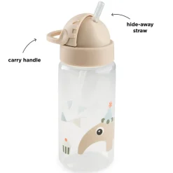 Bouteille avec paille Celebration Sable 350ml