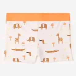 Boxer de bain imprimé animaux de la savane pour bébé garçon