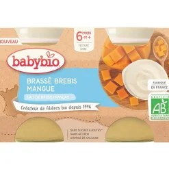 Brassé au lait de brebis et mangue 2x130g