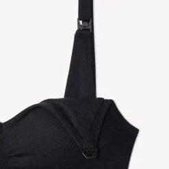 Brassière d'allaitement sans coutures et réglable unie