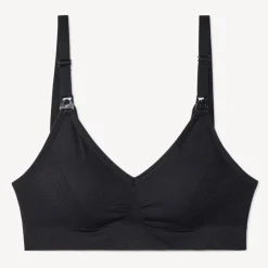 Brassière d'allaitement sans coutures et réglable unie