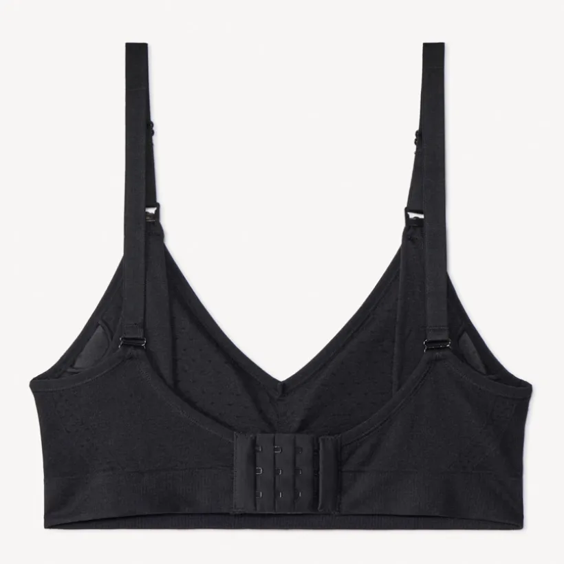 Brassière d'allaitement sans coutures et réglable unie
