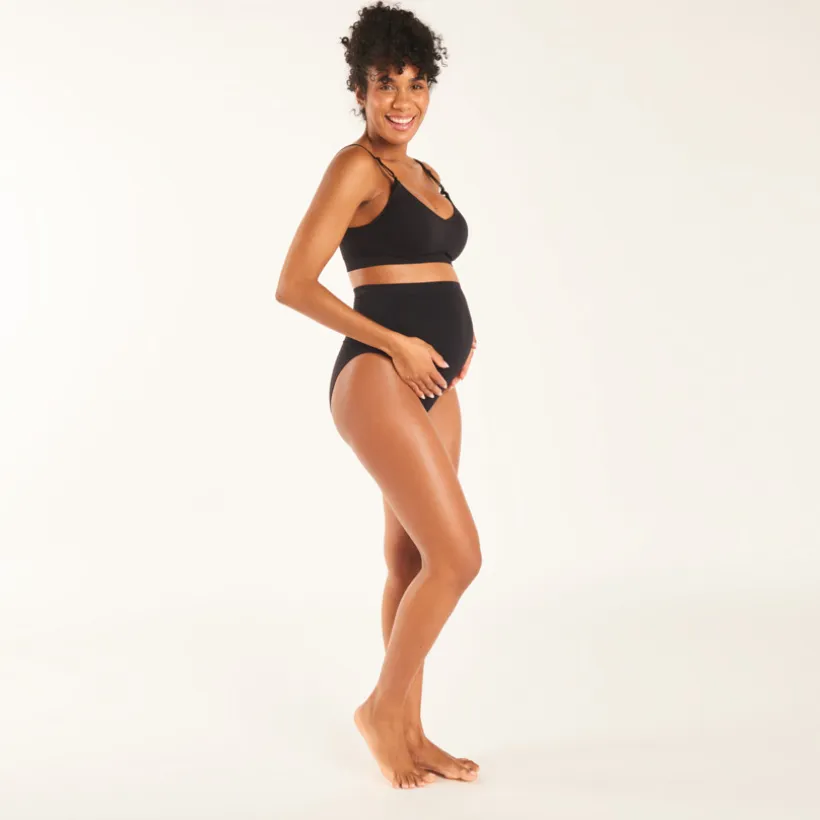 Brassière d'allaitement sans coutures et réglable unie