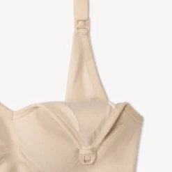 Brassière d'allaitement sans coutures et réglable unie
