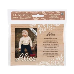 Cadre photo personnalisé 18,5 x 14,5 cm Alice