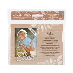 Cadre photo personnalisé 18,5 x 14,5 cm Eden