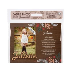 Cadre photo personnalisé 18,5 x 14,5 cm Juliette