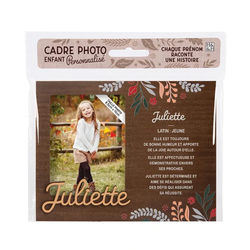 Cadre photo personnalisé 18,5 x 14,5 cm Juliette