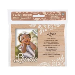 Cadre photo personnalisé 18,5 x 14,5 cm Léonie