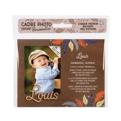 Cadre photo personnalisé 18,5 x 14,5 cm Louis