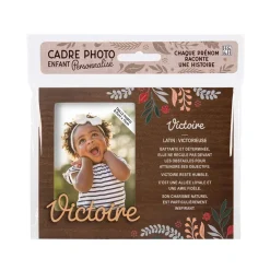 Cadre photo personnalisé 18,5 x 14,5 cm Victoire