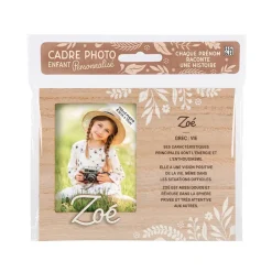 Cadre photo personnalisé 18,5 x 14,5 cm Zoé