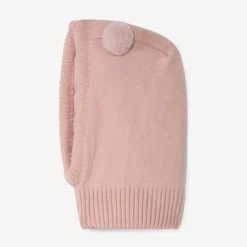 Cagoule à pompons doublée sherpa pour bébé fille