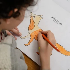 Cahier de dessin animé "Les Fables de La Fontaine"