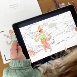 Cahier de dessin animé