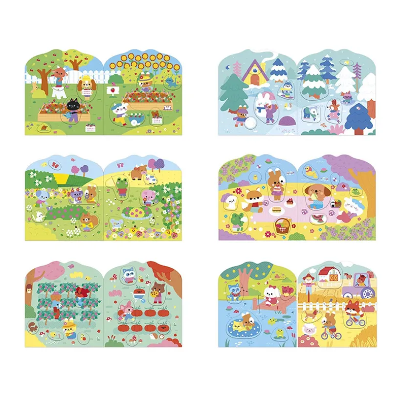 Cahier de stickers La Campagne