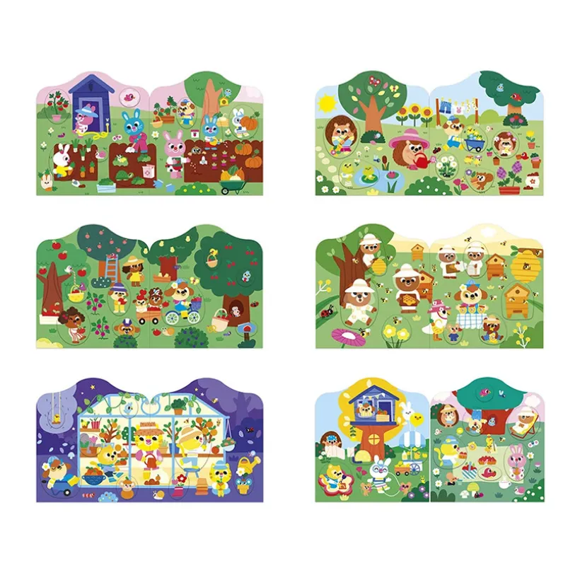Cahier de stickers Le Jardin