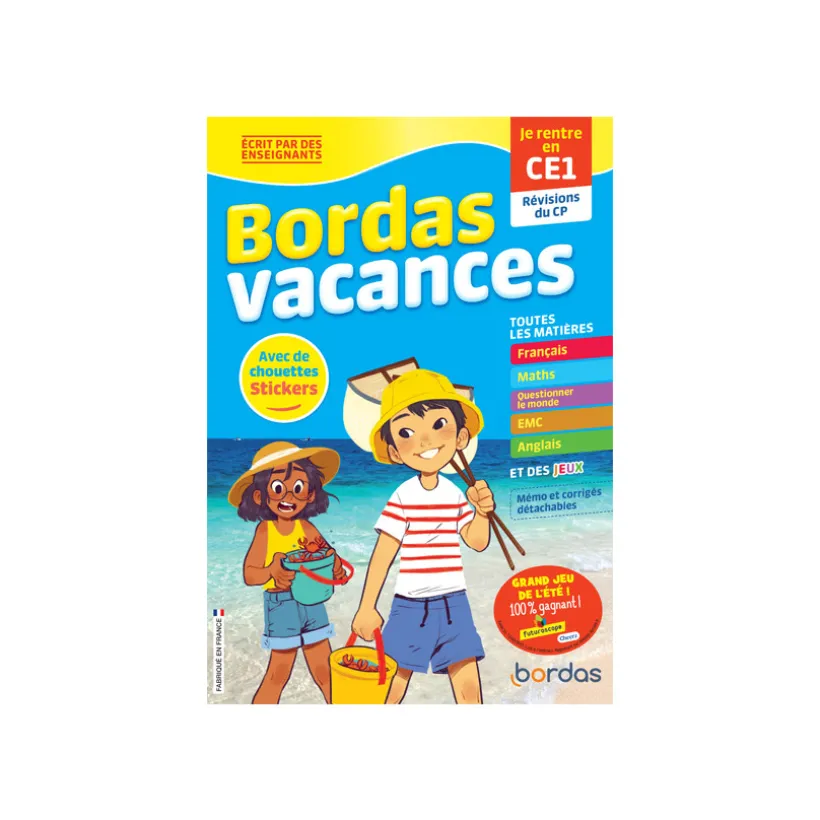 Cahier de vacances - Je rentre en CE1