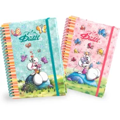 Cahier à spirale A5 Diddl et ses amis (Modèles aléatoires)