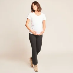 Caleçon large de grossesse uni avec bandeau haut
