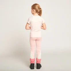 Caleçon long de ski bicolore pour fille