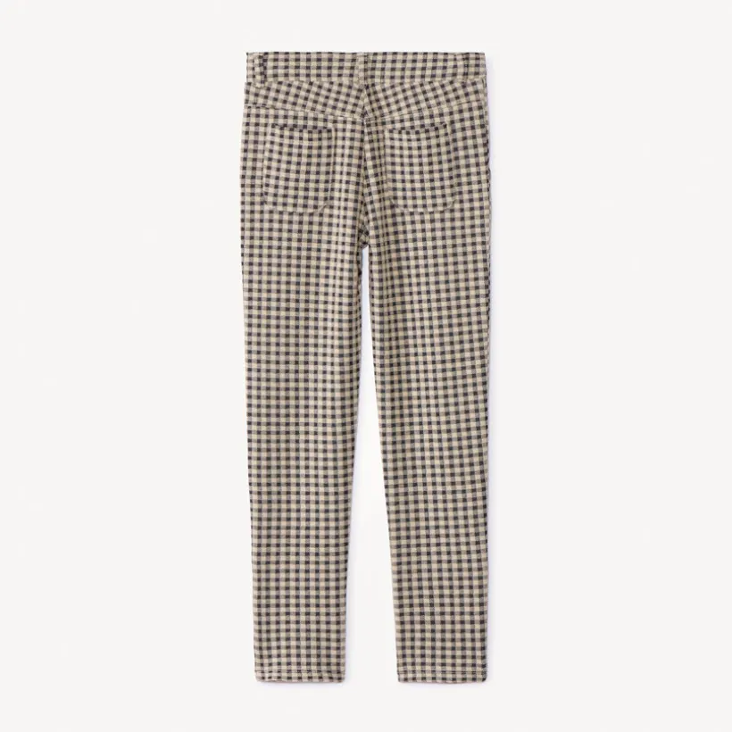 Caleçon long en maille Milano à carreaux pour fille