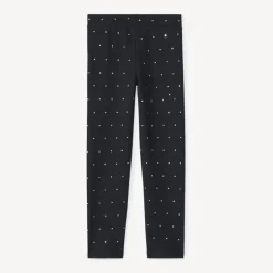 Caleçon long en milano et strass pour fille