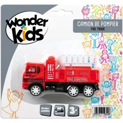 Camion de pompier en métal 1/60e