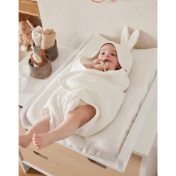 Cape de bain + gant de toilette B&M Snow