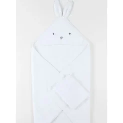 Cape de bain + gant de toilette B&M Snow