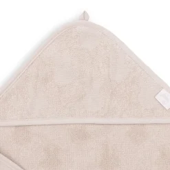 Cape de bain éponge en jacquard Miffy nougat