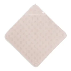 Cape de bain éponge en jacquard Miffy nougat