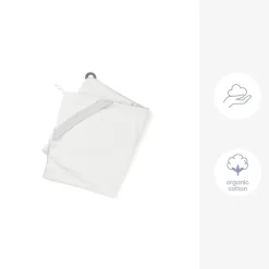 Cape de bain XL avec anneau de dentition Dry'n Play White