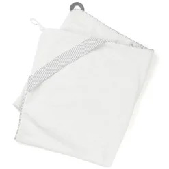 Cape de bain XL avec anneau de dentition Dry'n Play White