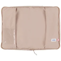 Carnet de santé fausse fourrure Lily Camel