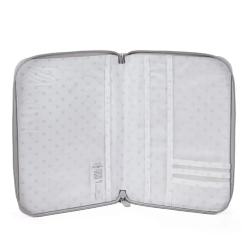 Carnet de santé Little Bloom Fleurs Gris