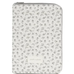 Carnet de santé Little Bloom Fleurs Gris