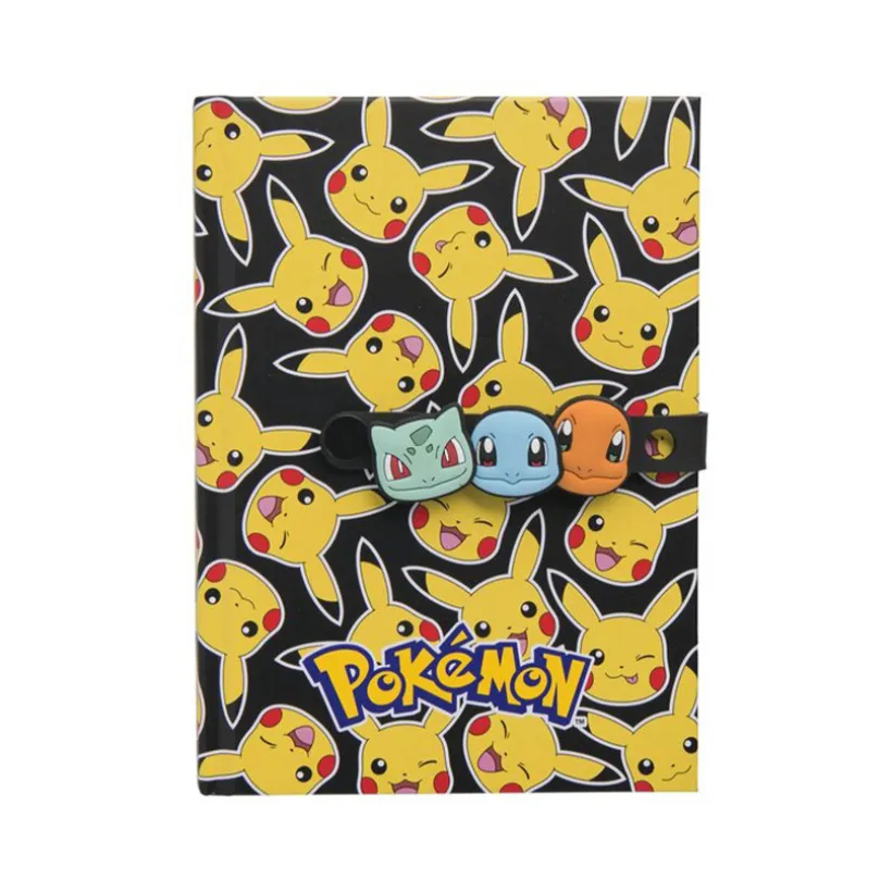 Carnet Pikachu avec bracelet Pokémon