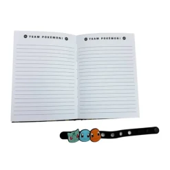 Carnet Pikachu avec bracelet Pokémon