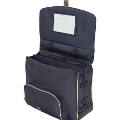 Cartable Antonia avec poche pour gourde - bleu