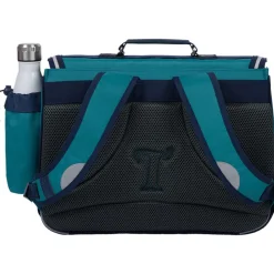 Cartable Dan avec poche pour gourde - vert