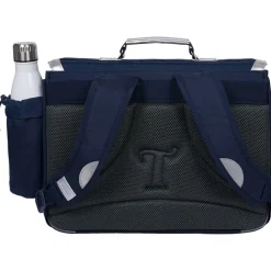 Cartable Hortense avec poche pour gourde - bleu marine