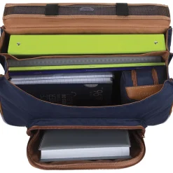 Cartable Hortense avec poche pour gourde - bleu marine