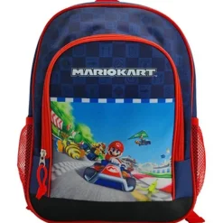 Cartable Mario Kart 38 cm - Bleu marine