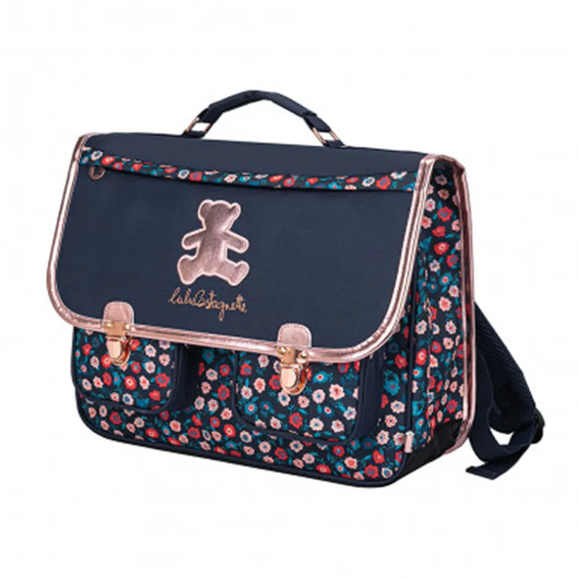 Cartable Sac à dos d'enfant fleurs 38 cm