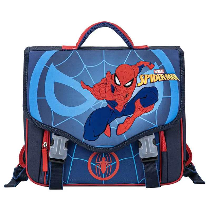 Cartable Spiderman 38 cm - Bleu