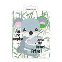 Carte à gratter "Je vais être grand frère !"